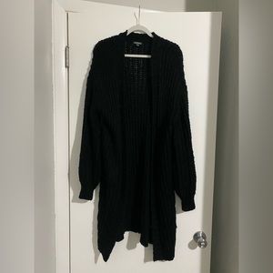 Oversized Waffle Cardigan